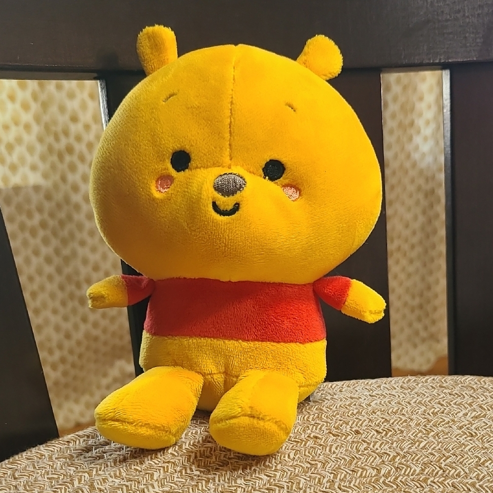Hallmark Better Together Winnie The Pooh Yellow and Red Plush Toy